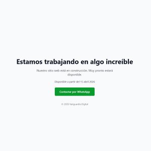 Plugin para WordPress Página en construcción